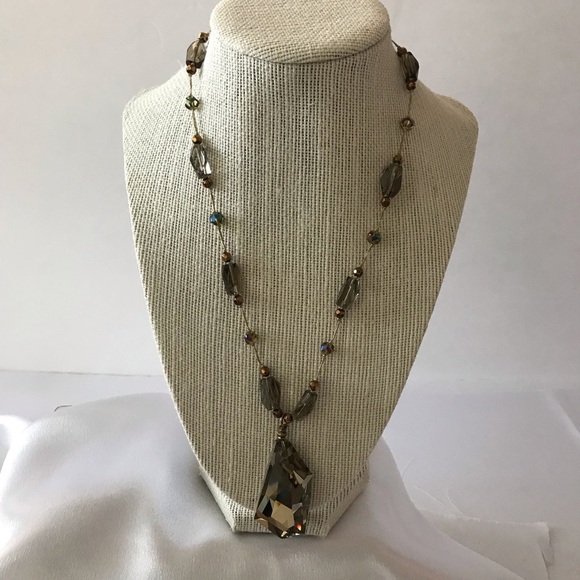 Premier Design Statement necklace in gold and bronze - Picture 1 of 4